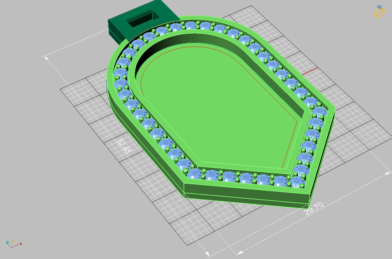 Жетон для собаки 3D модель