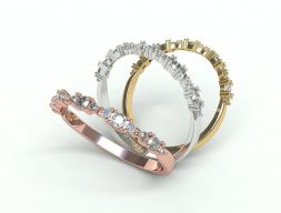 Ringmodel102 -Помолвочное кольцо 3D модель