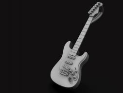 Подвеска Fender Stratocaster 3D модель