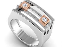 Помолвочное кольцо с бриллиантами 37 3D модель