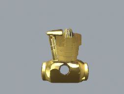 Подвеска Harley Engine 3D модель