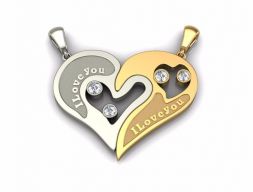 Кулон Харт 3D модель