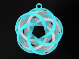 Пересекающаяся подвеска Тори 3D модель