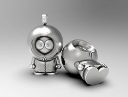 Кенни Маккормик Кулон Южный парк 3D модель
