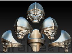Головной щит Мургге Кольцо 3D модель