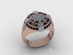 Модель мужского кольца для 3D-печати
