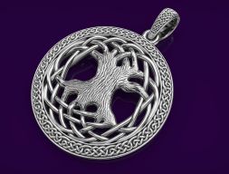 Кулон Кельтское Древо Жизни 3D модель