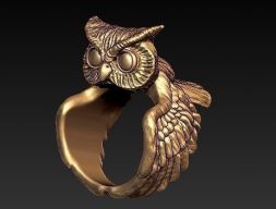 Кольцо OWL 3D модель