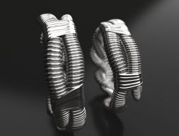 Помолвочные кольца Pairing Worms - оригинальная модель для 3D печати