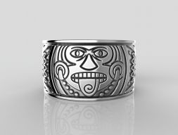 R-31 Ring Календарь майя Модель для 3D печати Модель для 3D печати