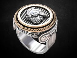 Кольцо монета греческая 124 3D модель