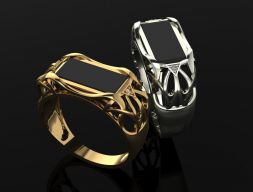 Кольцо Филигран 3D модель