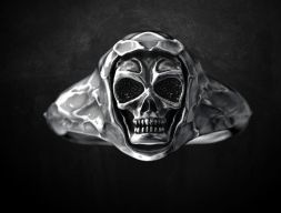 Кольцо для черепа для байкеров 63 3D модель