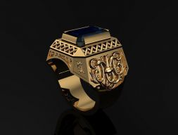 Модель 3D-печати человека на ринге