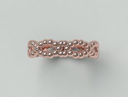 Ringmodel133- Кольцо с пузырьками- Модель помолвочного кольца для 3D печати