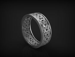 Кольцо Орнамент 3D модель