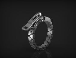 Кольцо Молния 3D модель