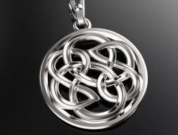 Кулон с кельтским орнаментом 3D модель