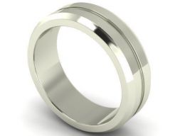 Серебряное помолвочное кольцо 15 3D модель