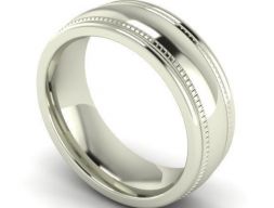Серебряное помолвочное кольцо 18 3D модель