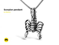 Подвеска со скорпионом 3D модель