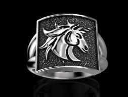 Кольцо единорога 3D модель