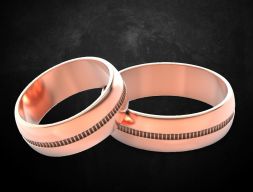 Помолвочные кольца 3D модель