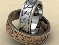 помолвочные кольца stl печать 3D модель печати