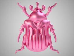 Ожерелье Жук 3D модель
