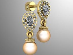 Серьги 47 3D модель