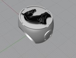 Кольцо для лошади 3D модель