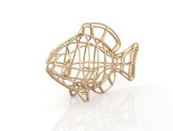 Подвеска Lines Fish 3D модель
