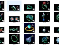 Коллекция- Bulk Mix-0016-3dm с камнями-1000 файлов 3D модель