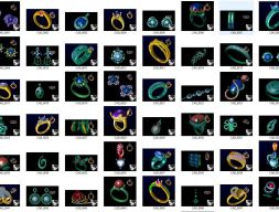 Коллекция- Bulk Mix-0018-3dm с камнями-1000 файлов 3D модель