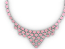 Ожерелье с камнем из кабошона 3D модель