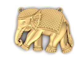 3D модель с изображением слона