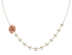 Ожерелье из цветочной жемчужной нити 3D модель