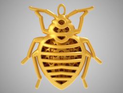 Ожерелье с жуком 3D модель