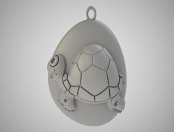 Ожерелье с каменной черепахой 3D модель