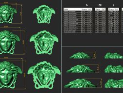 Versace Medusa Head Pack 3D модель