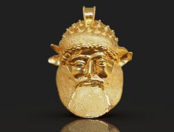 Подвеска бога Ахелоя - модель 3D-печати этрусской мифологии