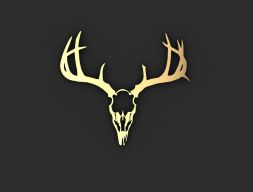 Собиратель костей Buck Skull 3D модель