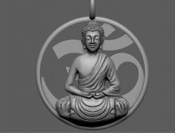 Кулон Будды 3D модель