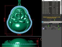 Кулон Будды 3D модель