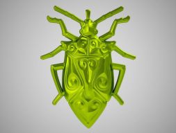 Ожерелье с жуком 3D модель