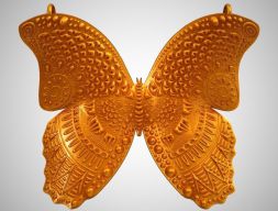 Подвеска с бабочкой 3D модель