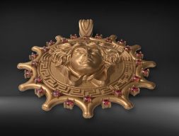 Подвеска Medusa Versace 3D модель