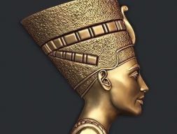 Кулон Нефертити 3D модель