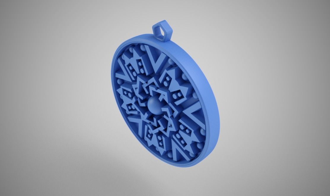 Ожерелье Пентагона 3D модель