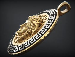 Подвеска Versace Medusa M 3D модель